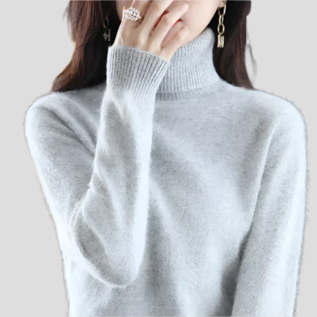Damen-Rollkragenpullover
