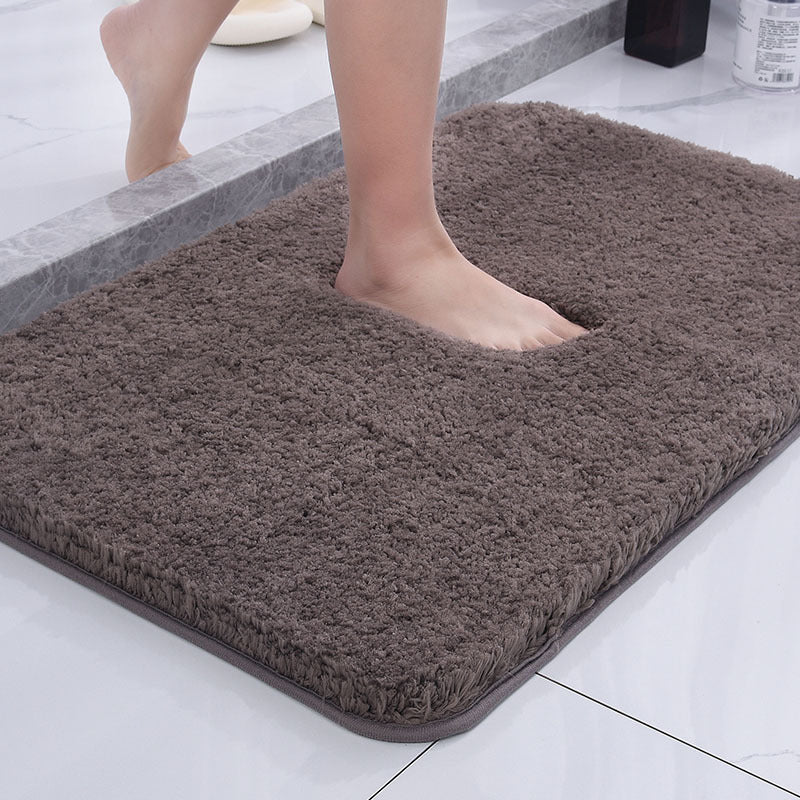 Weiche Badezimmermatte mit rutschfester Unterseite und stilvollem Design