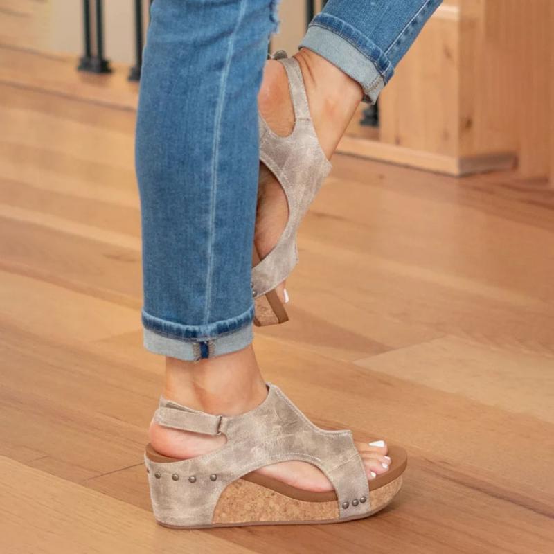 Valery – Orthopädische Ledersandalen für Damen mit zusätzlicher Unterstützung