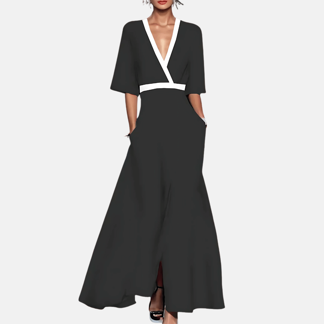 Maxikleid mit Blumendruck für Damen