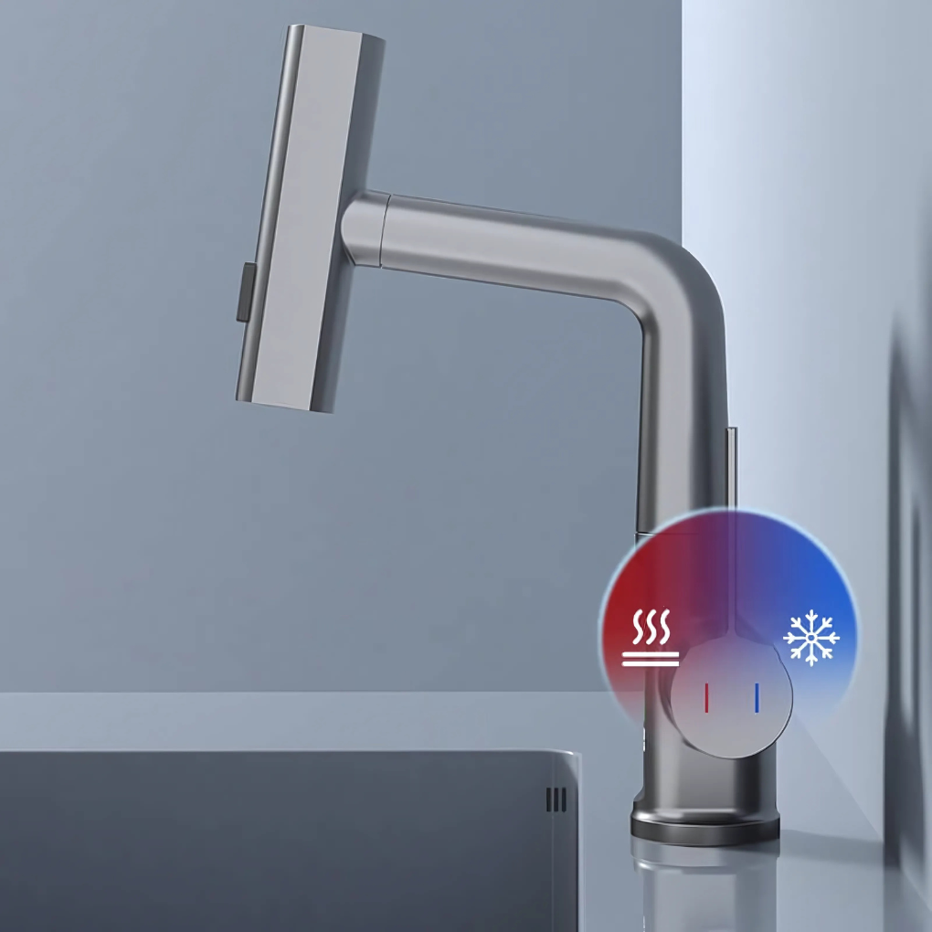 Flexibler LED-Wasserhahn für Küche & Bad