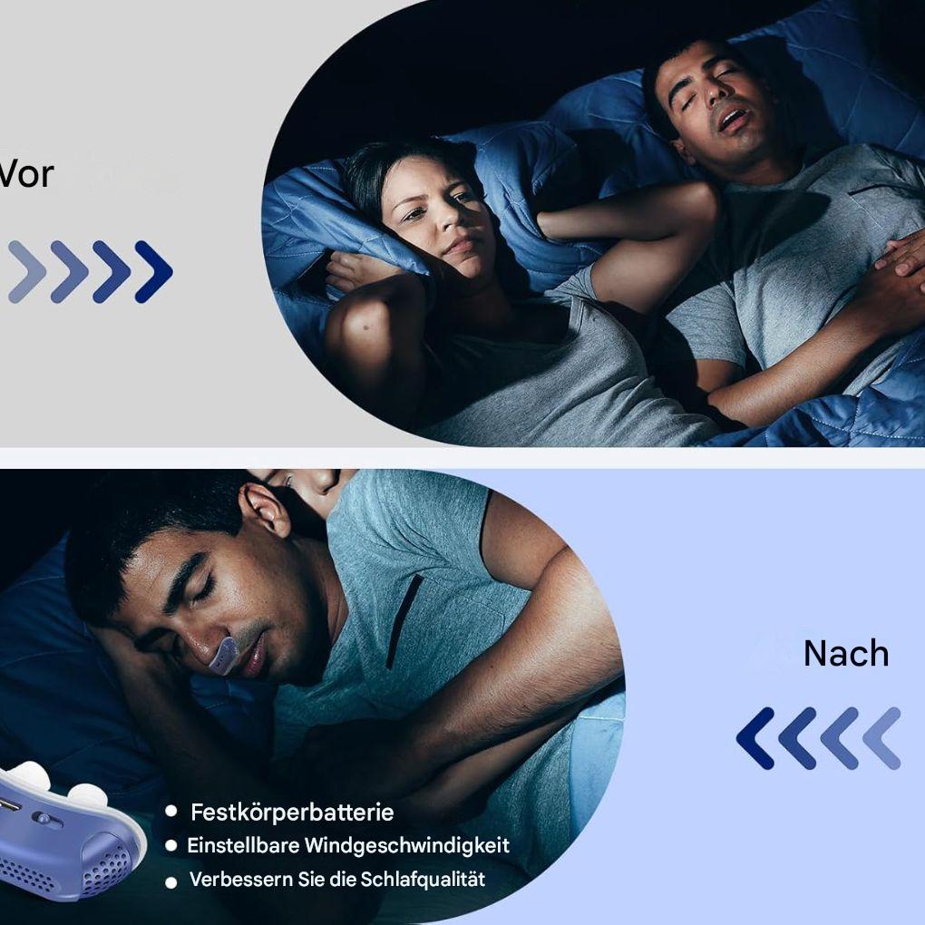 Mikro-CPAP-Gerät gegen Schlafapnoe für Reisen und gegen Schnarchen