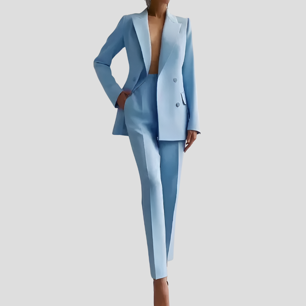 Elegantes Business-Hosenanzug-Set für Damen