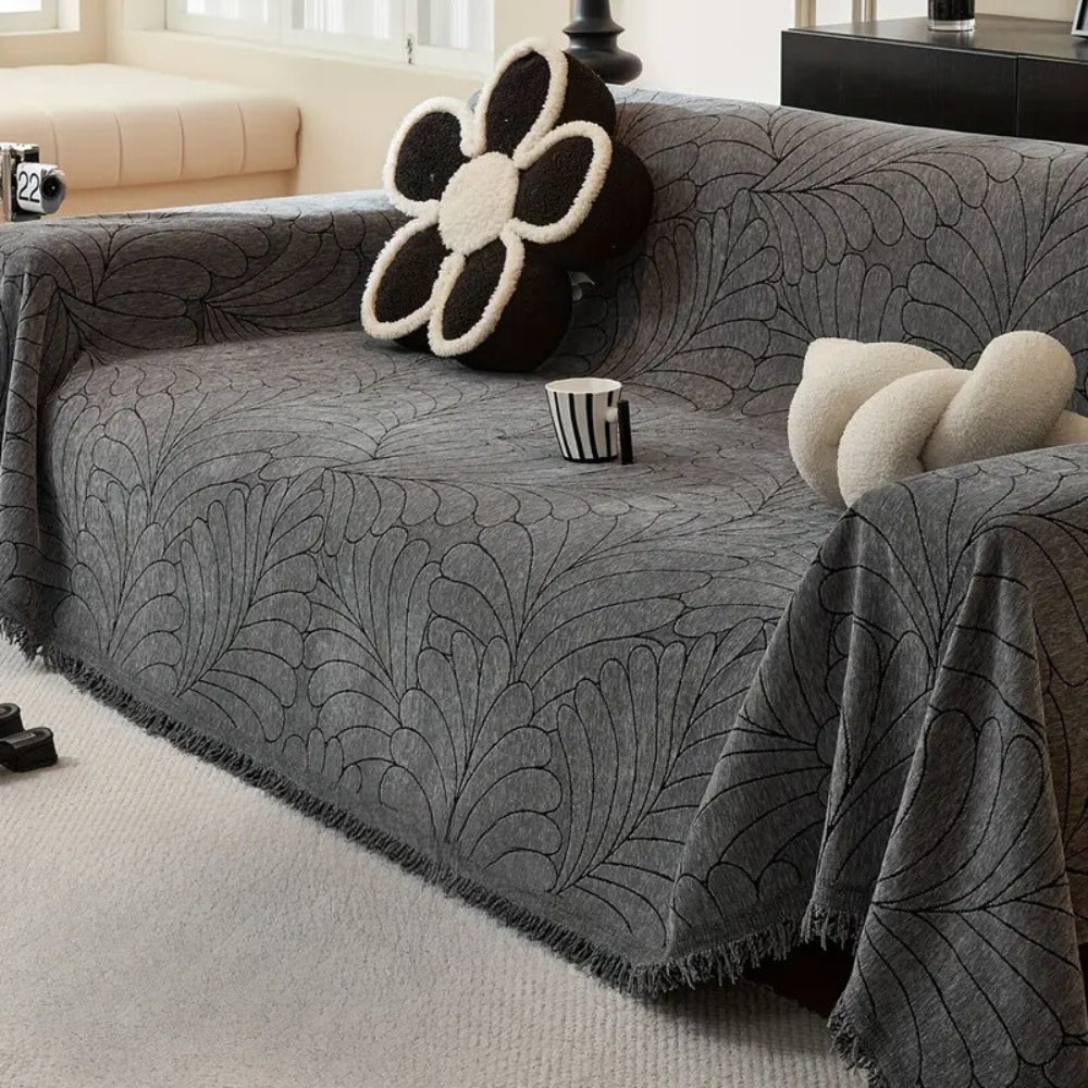 Wendbarer Sofabezug mit Wedel-Design