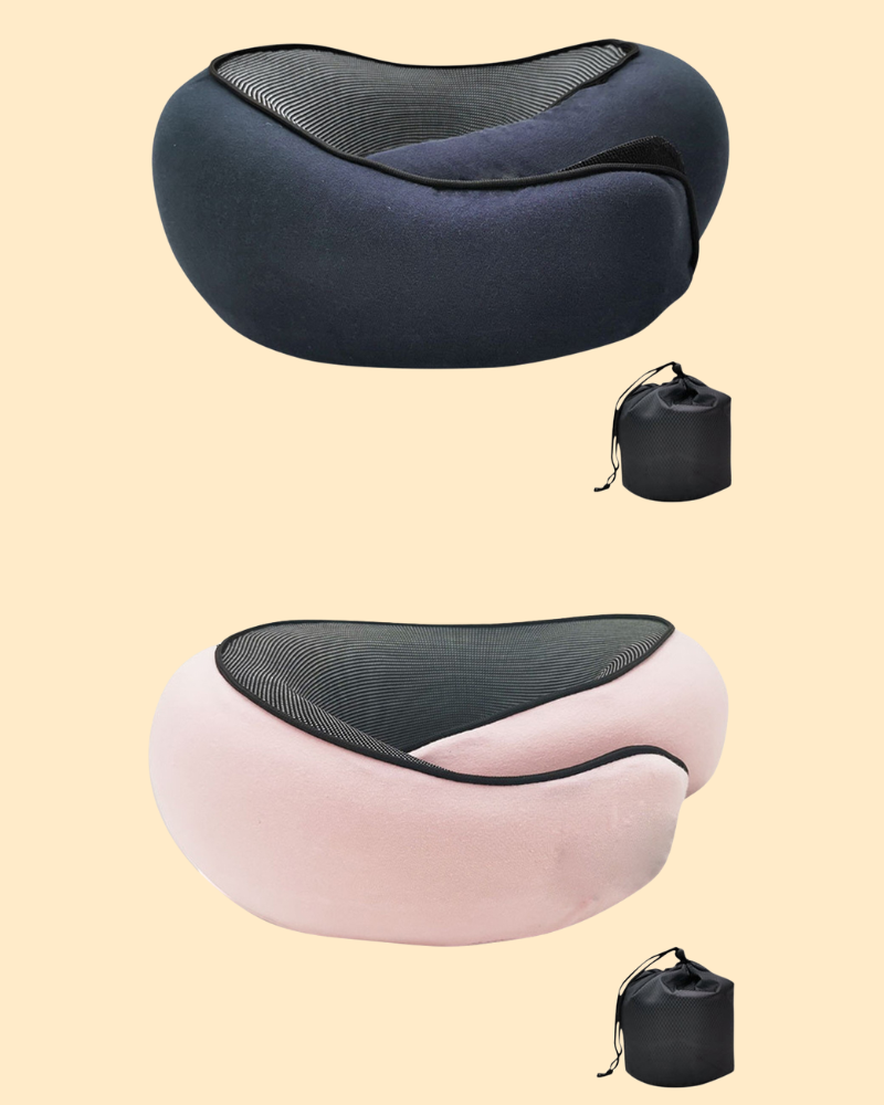 Ergonomic Memory Foam Travel Neck Pillows