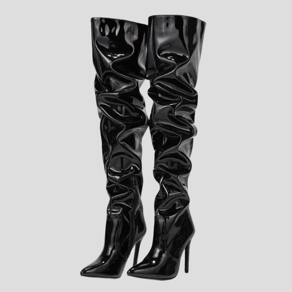 Damenstiefel mit 8 cm Absatz