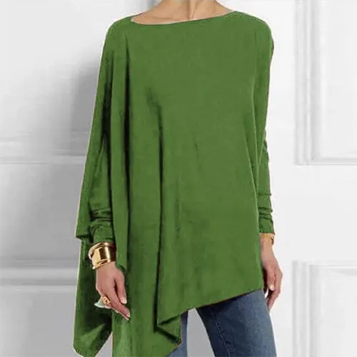 Elegantes Damen-Top mit Langen Ärmeln und Raffiniertem Design