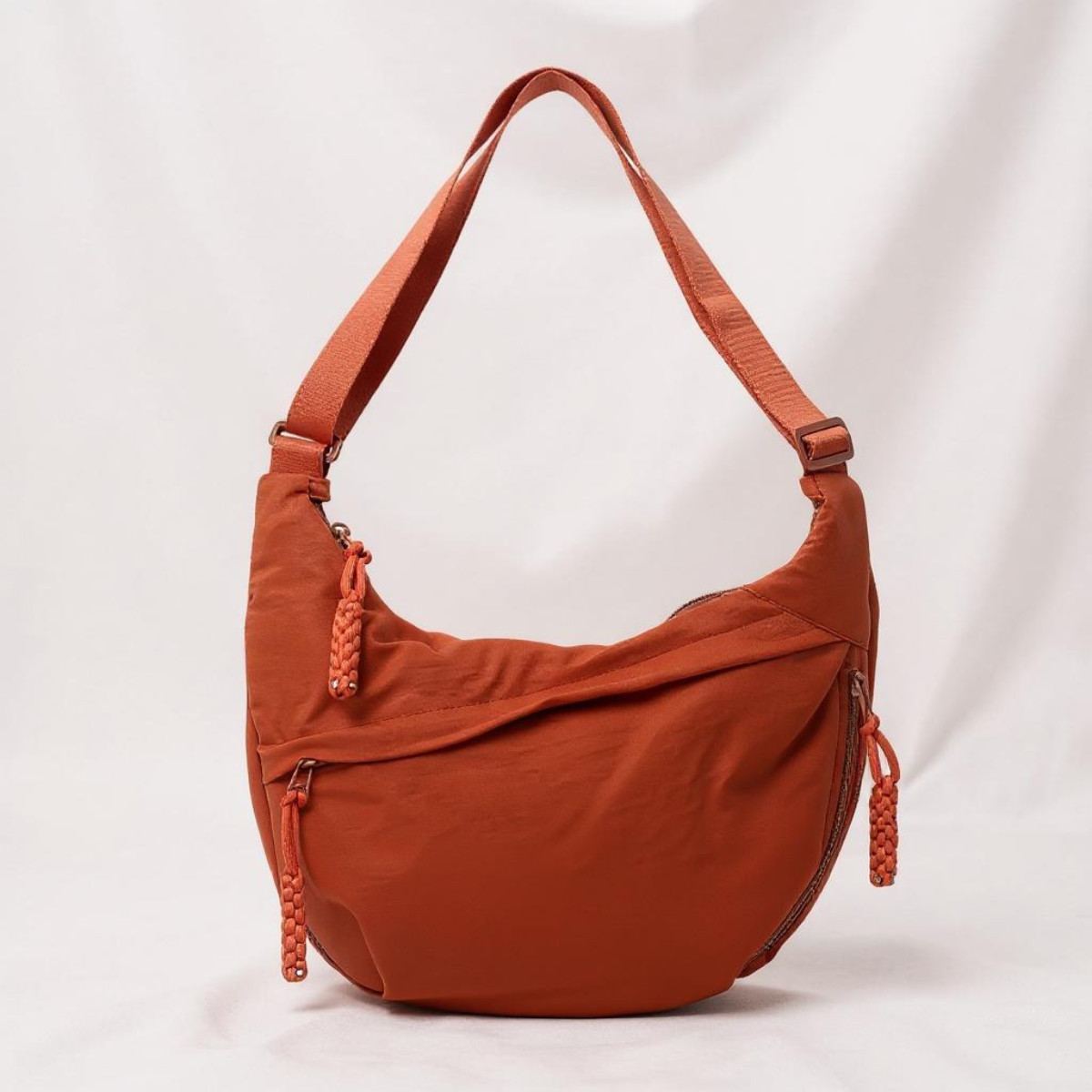 Damen Stilvolle Schultertasche mit Reißverschluss