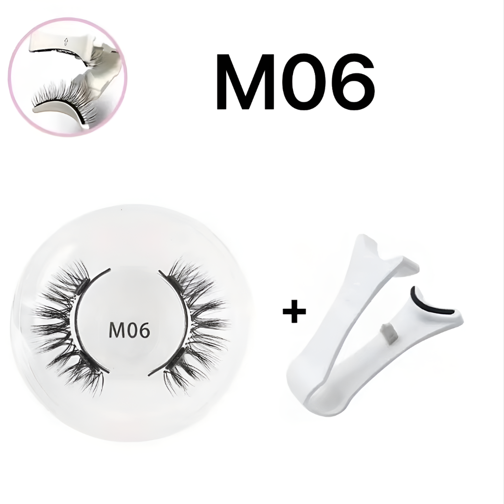 Wiederverwendbares magnetisches Wimpern- und Pinzettenset