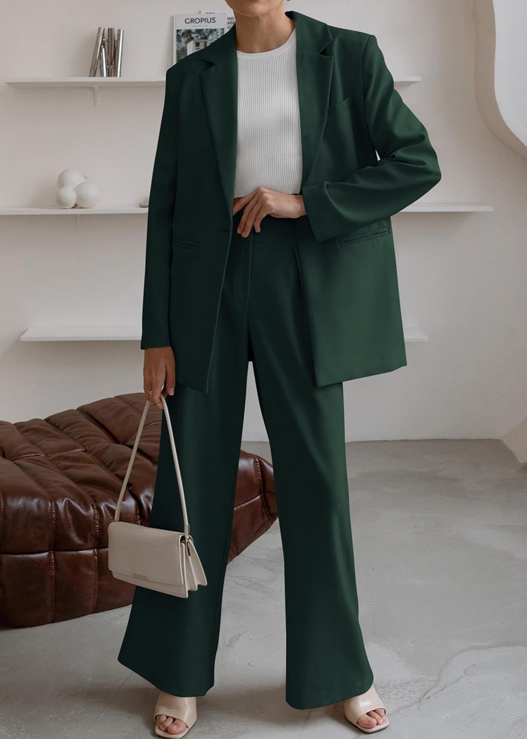 Damen Blazer und Hose Set für Büro und Freizeit