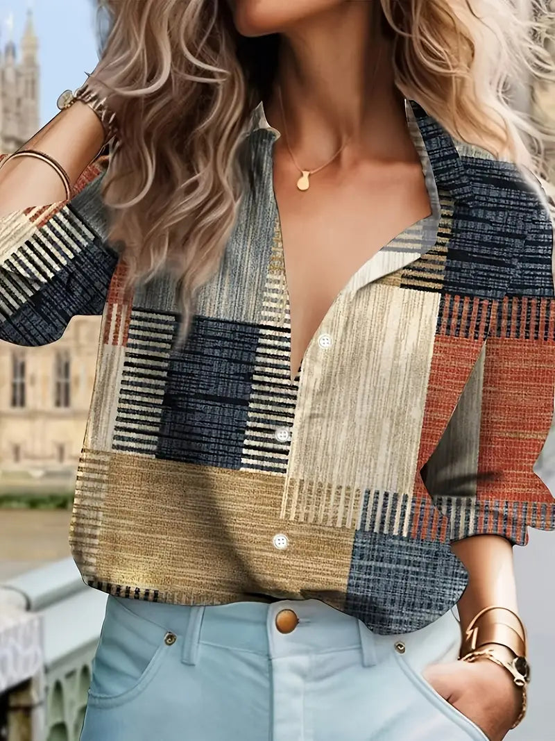 Stilvolle lässige langärmelige Bluse Schick und bequem für jeden Tag zu tragen