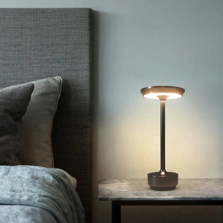 Kabellose, dimmbare LED-Tischlampe mit Touch-Steuerung