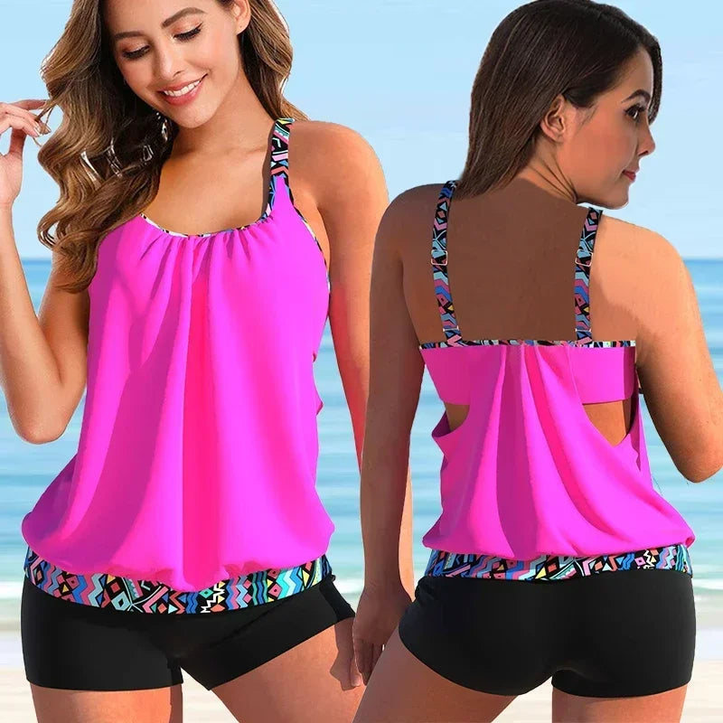 Elegantes Bikini-Set mit Blumenmuster