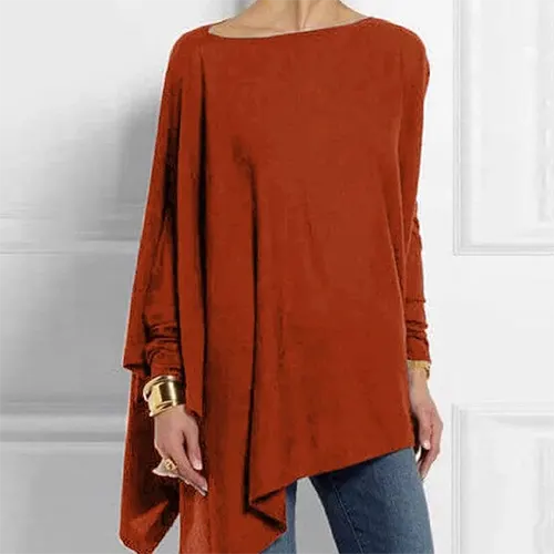 Elegantes Damen-Top mit Langen Ärmeln und Raffiniertem Design
