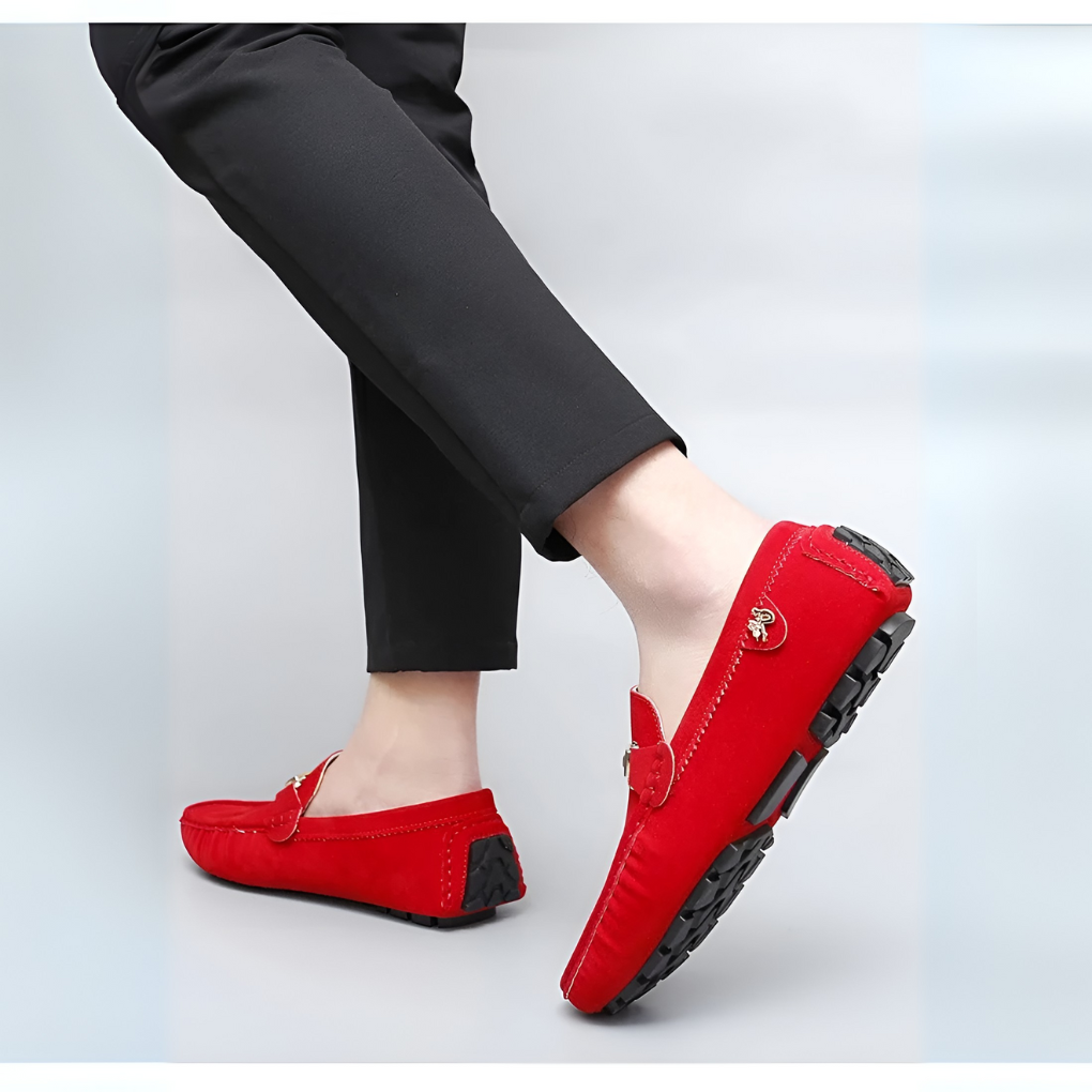 Men’s Suede Slip-On Moccasins