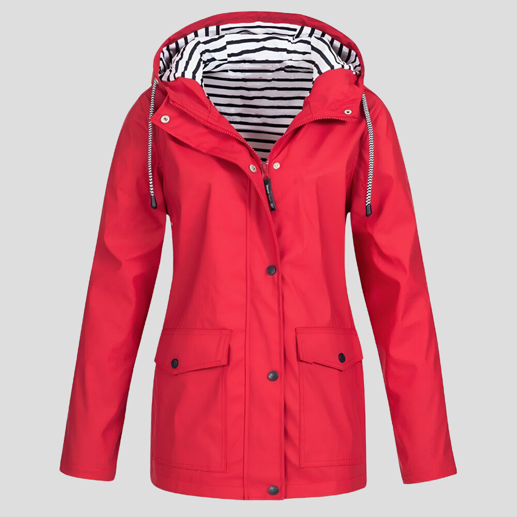 Wasser- und winddichte Damenjacke