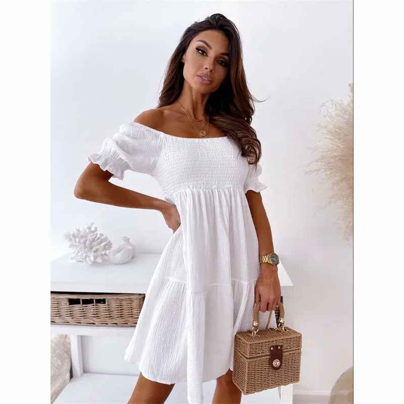 Elegantes One-Shoulder Minikleid für den Sommer