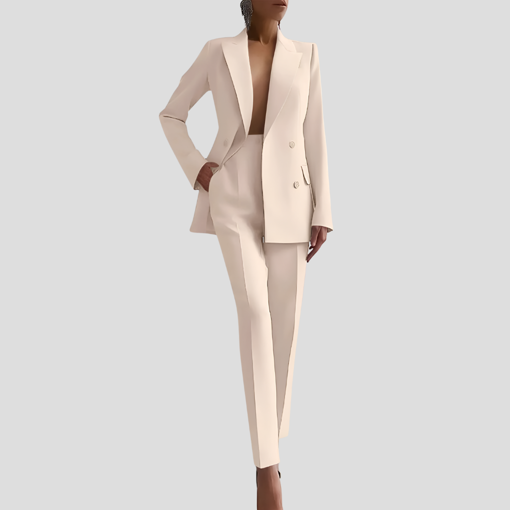 Elegantes Business-Hosenanzug-Set für Damen