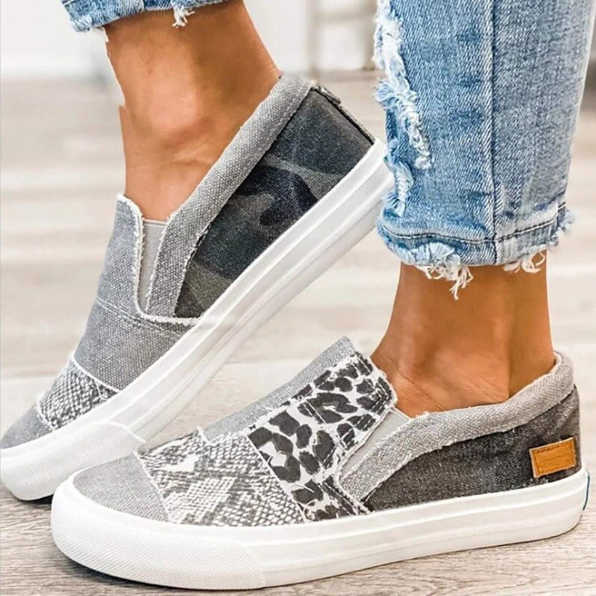 Stylische Denim-Loafer für Damen