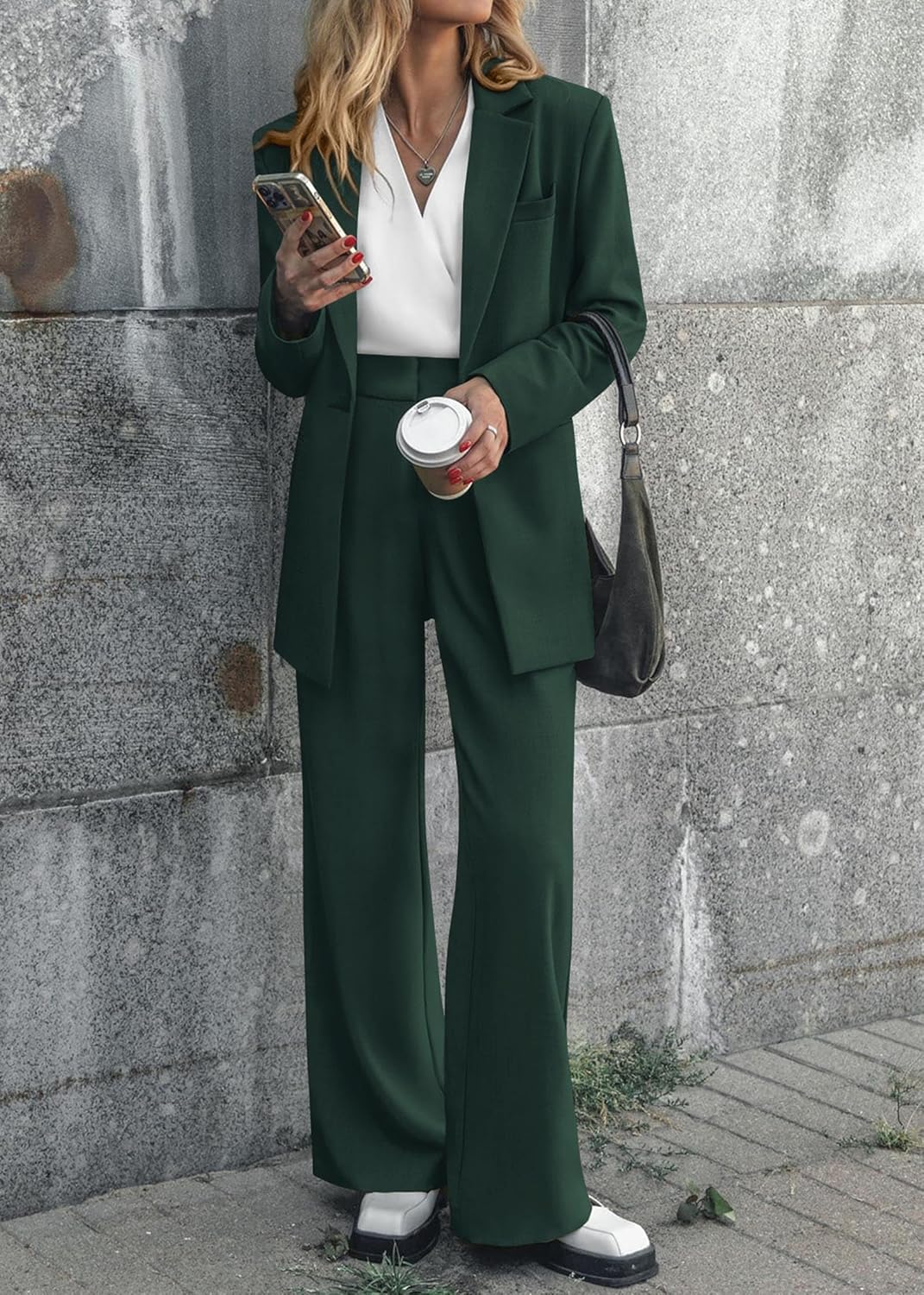 Damen Blazer und Hose Set für Büro und Freizeit