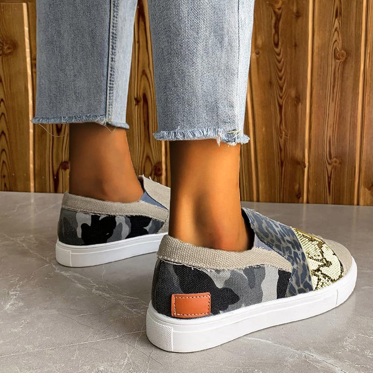 Stylische Denim-Loafer für Damen