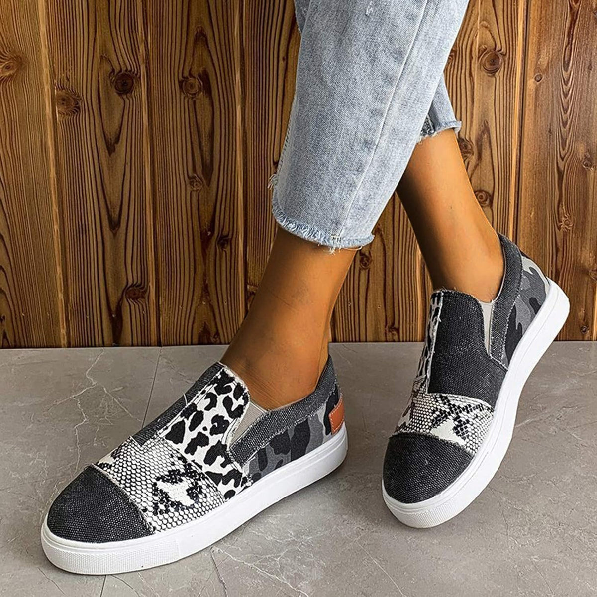 Stylische Denim-Loafer für Damen
