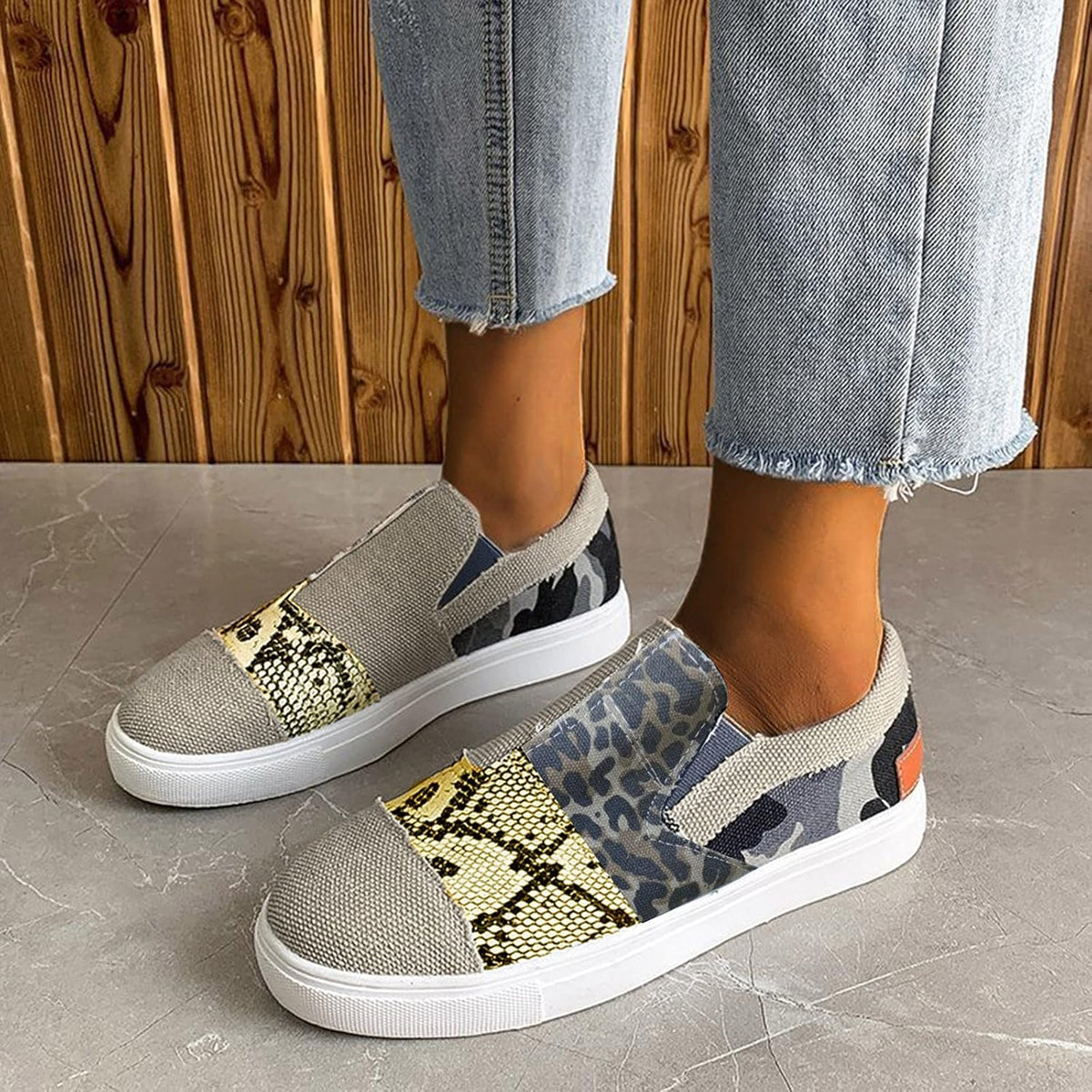 Stylische Denim-Loafer für Damen