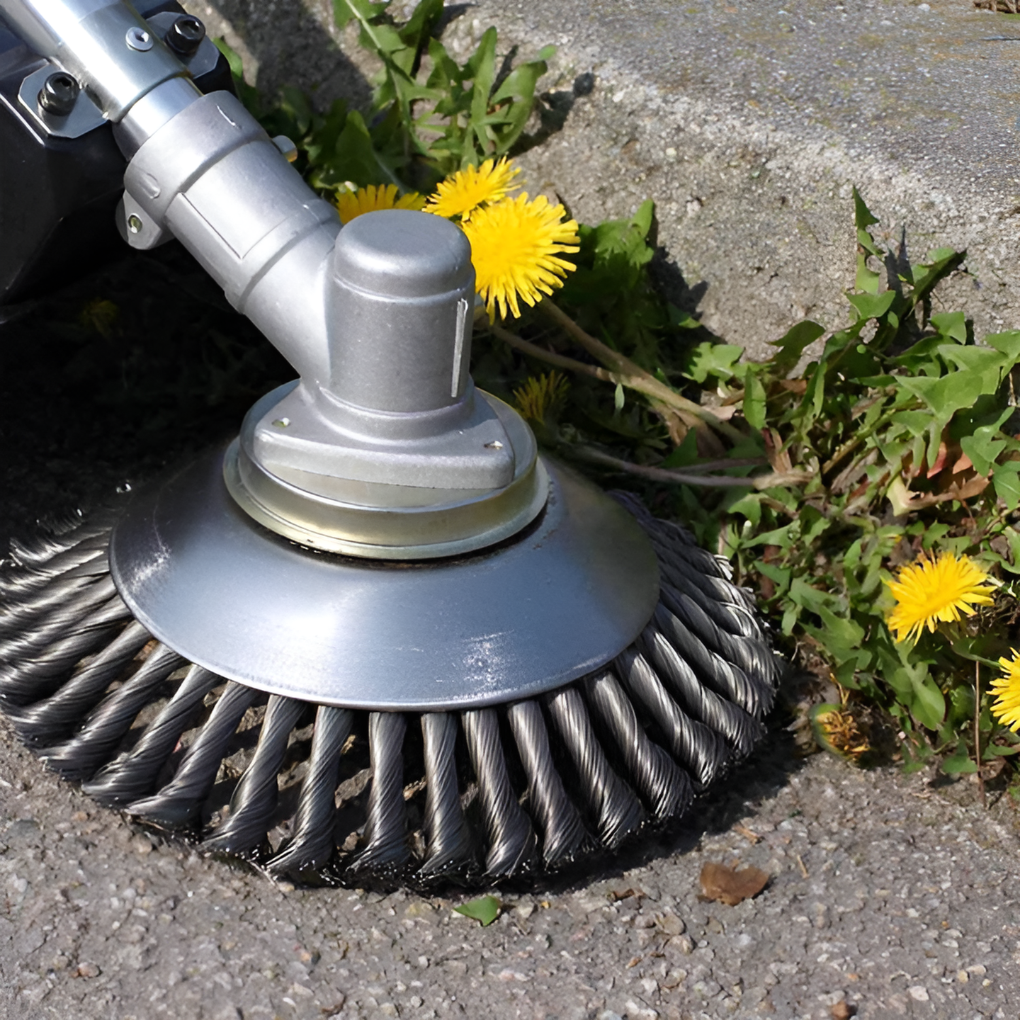 Unkrautbürste und -trimmer aus Karbonstahl (Nur Bürste)