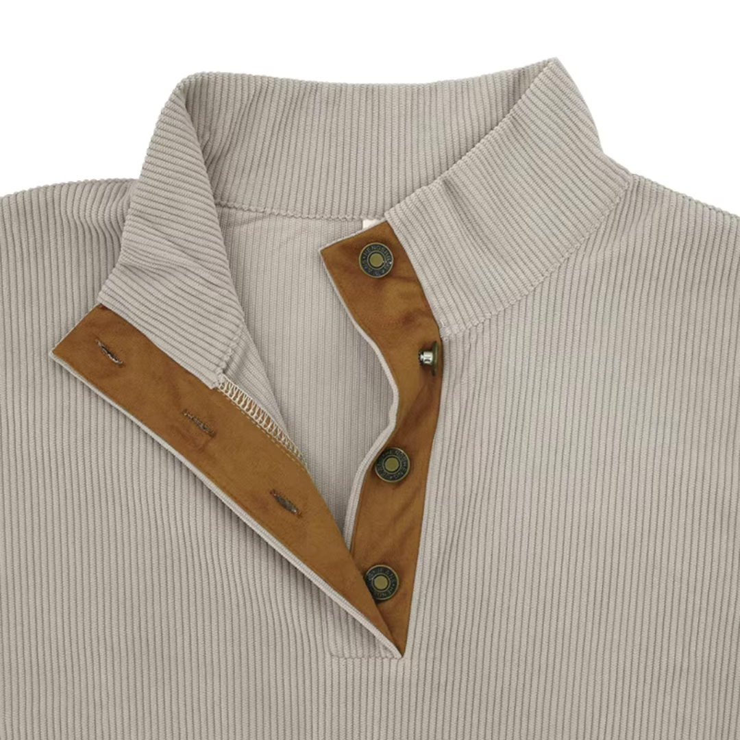 Stilvoller und bequemer Cordpullover für Herren
