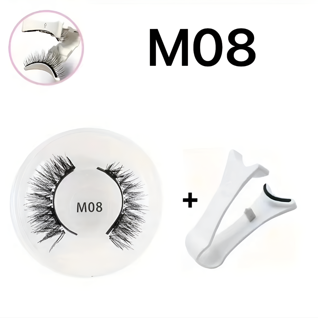 Wiederverwendbares magnetisches Wimpern- und Pinzettenset
