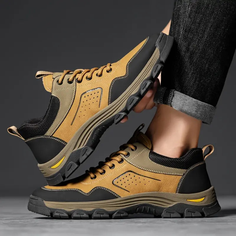 Trekking-Schuhe Langlebige niedrige Wanderschuhe mit griffiger Sohle