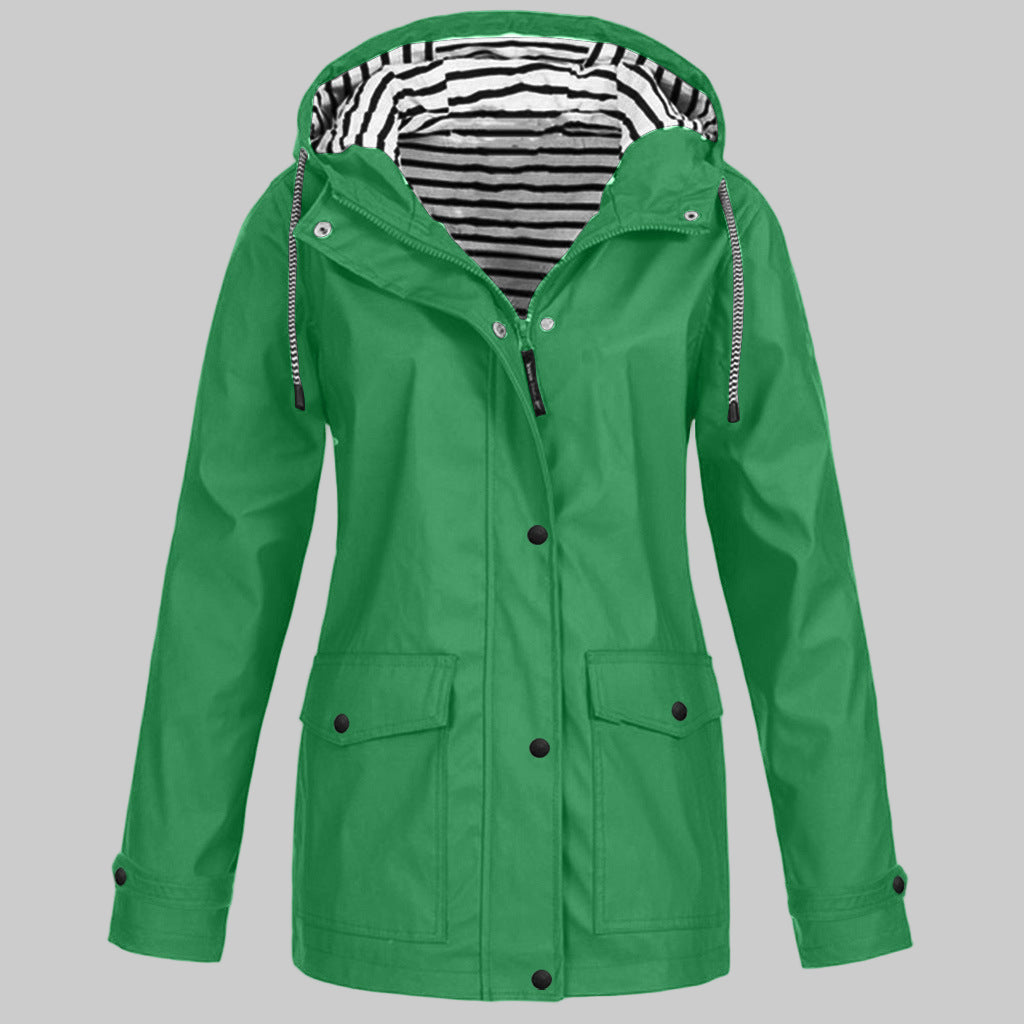 Wasser- und winddichte Damenjacke