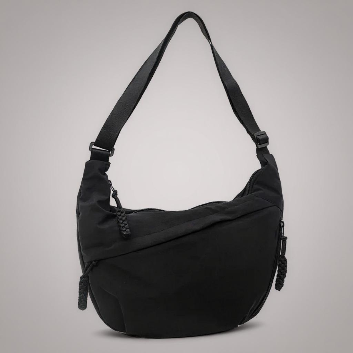 Damen Elegante Halbmond Schultertasche