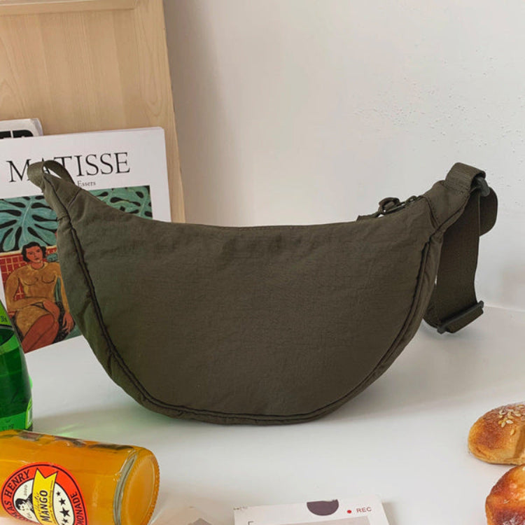 Geräumige Nylon-Umhängetasche für Damen