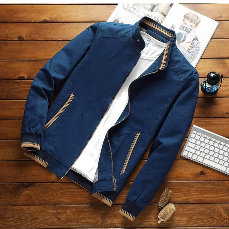 Breezeguard – Stylische Baumwoll-Bomberjacke für Herren