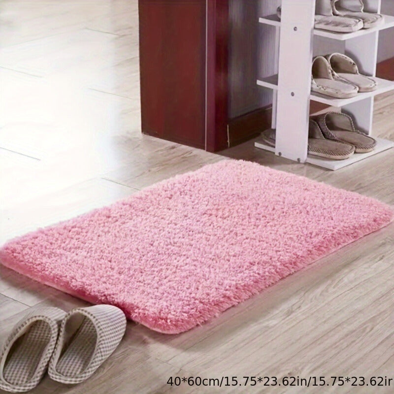 Weiche Badezimmermatte mit rutschfester Unterseite und stilvollem Design