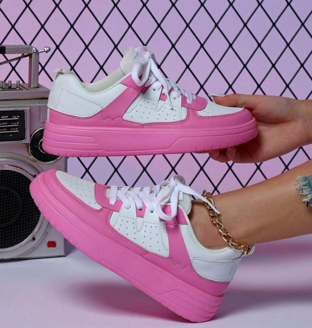 Damen-Sneaker mit Pastellfarben und Komfort-Design