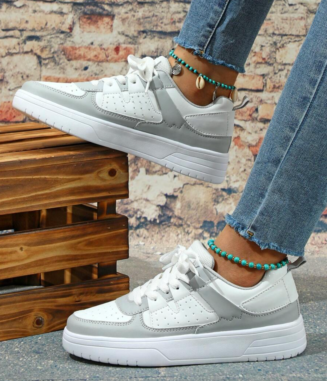 Damen-Sneaker mit Pastellfarben und Komfort-Design