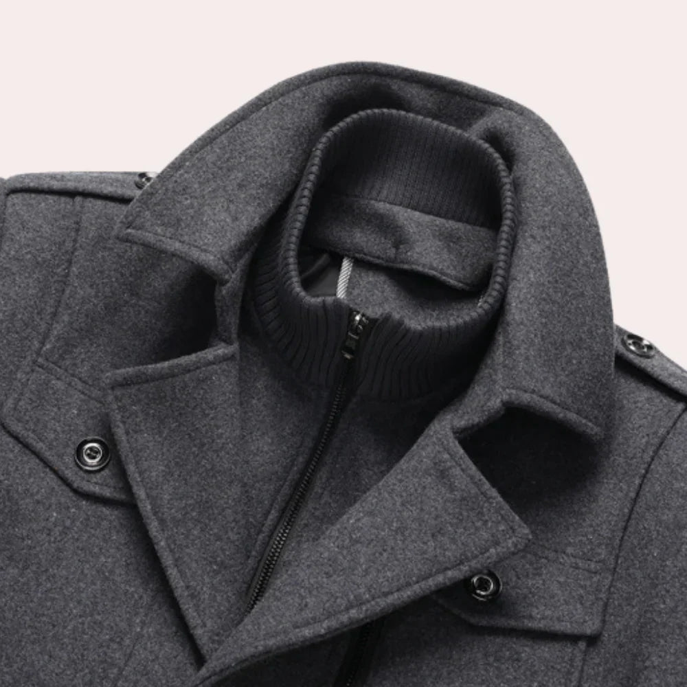 Zweiteiliger Wintermantel für Herren: Wärme und Style vereint