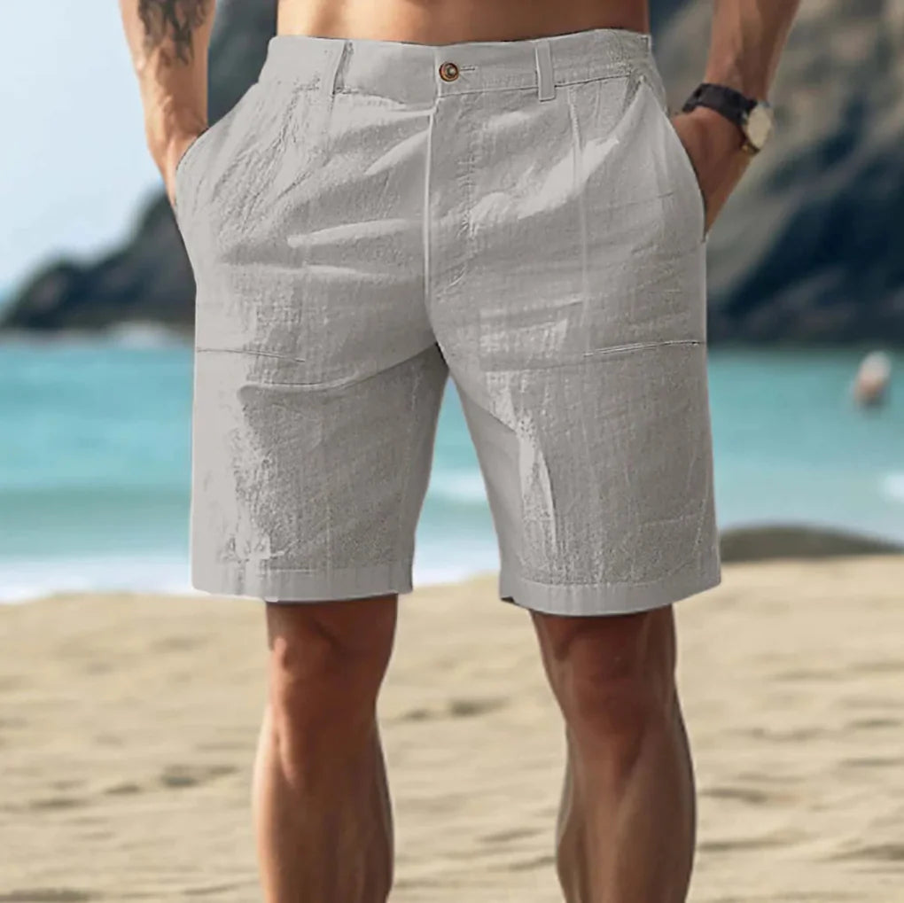 Lässige Leinenshorts für Herren