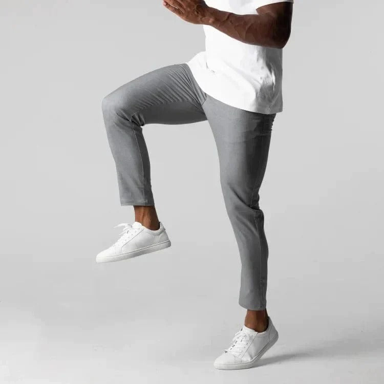 Herren-Stretch-Chino mit Elastischem Bund und Zeitlosem Schnitt