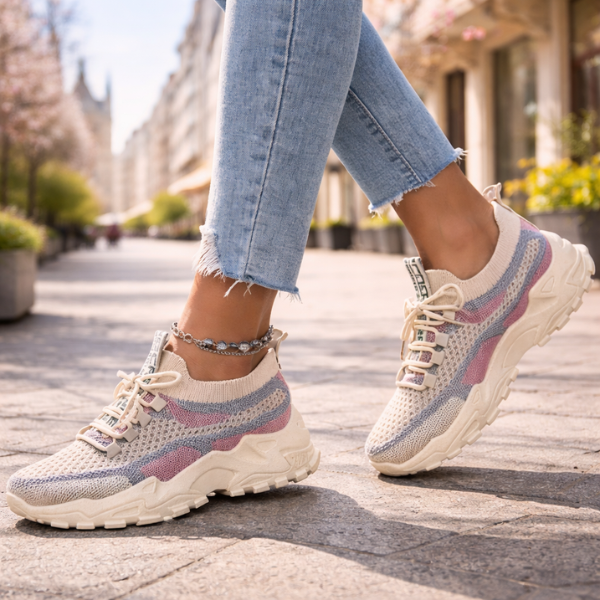 Damen Elegante Atmungsaktive Alltags-Sneakers