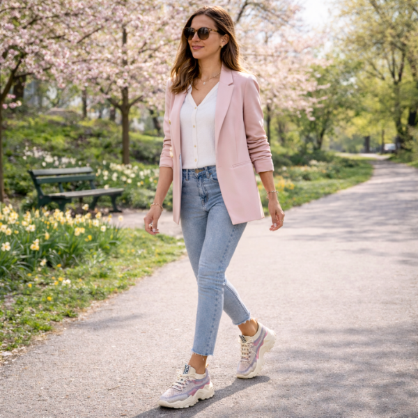 Damen Elegante Atmungsaktive Alltags-Sneakers