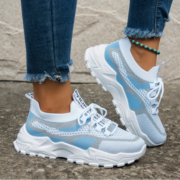 Damen Elegante Atmungsaktive Alltags-Sneakers