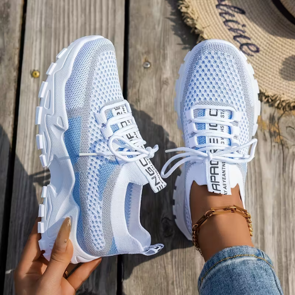 Damen Elegante Atmungsaktive Alltags-Sneakers