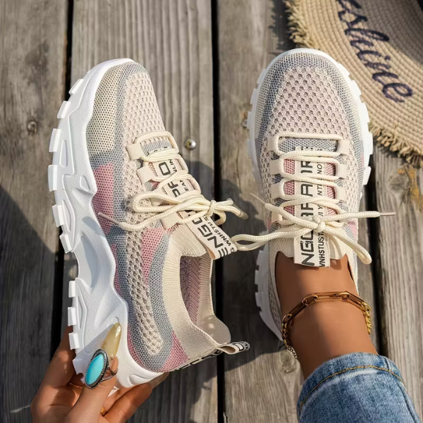 Damen Elegante Atmungsaktive Alltags-Sneakers