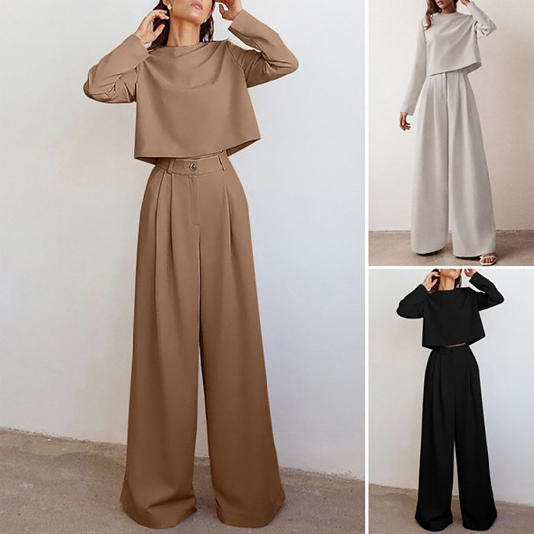 Elegantes zweiteiliges Palazzo-Set