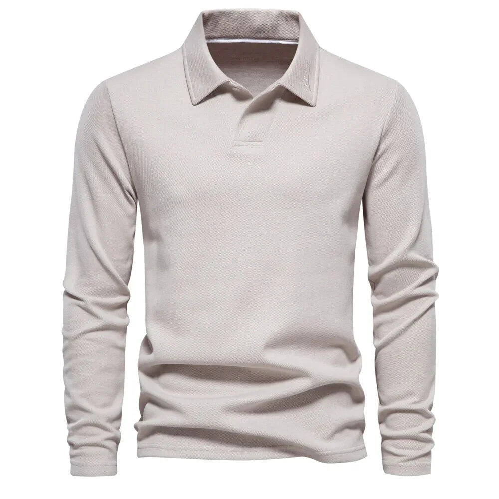 Lässiger Polopullover für Herren – Zeitloser Komfort für jeden Tag