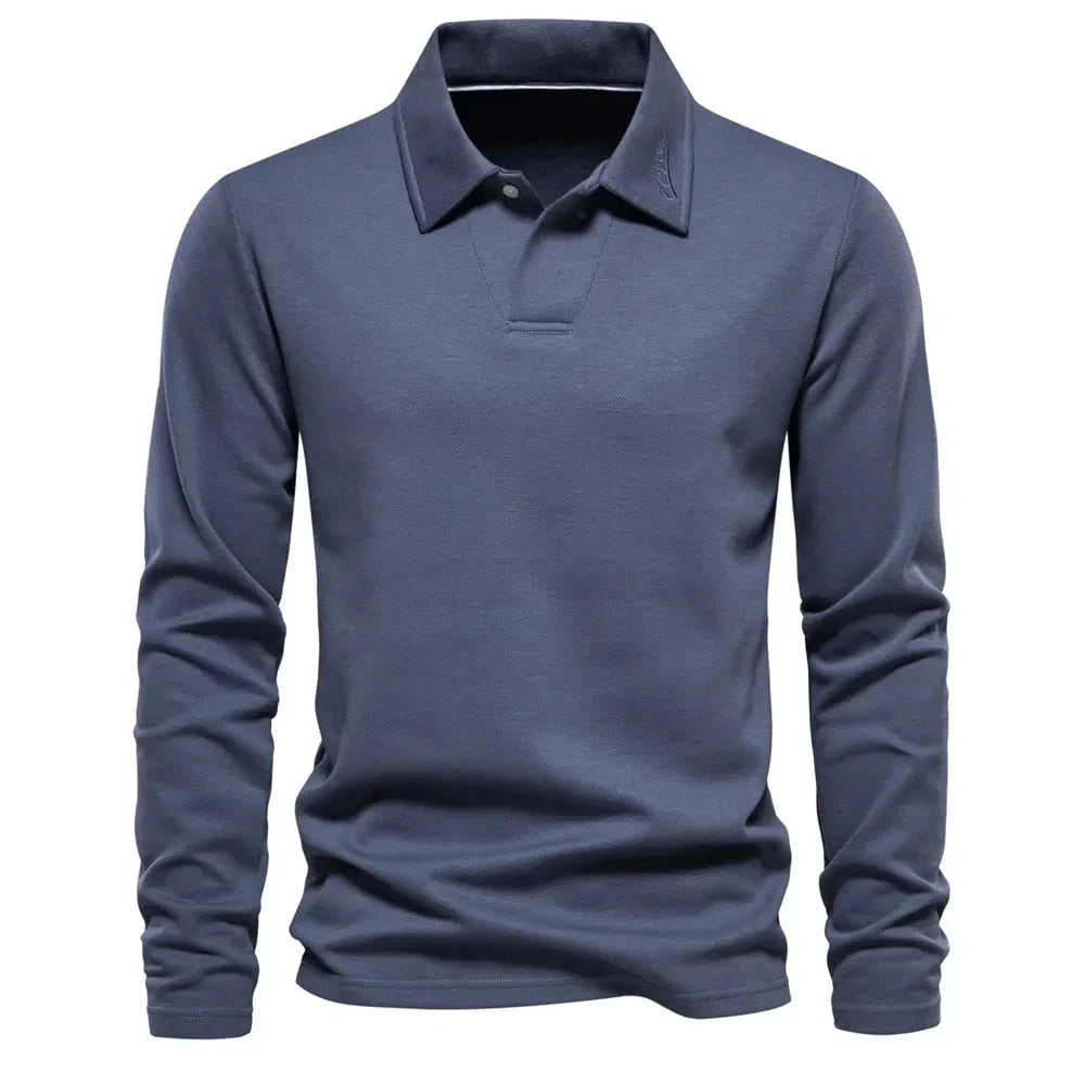 Lässiger Polopullover für Herren – Zeitloser Komfort für jeden Tag