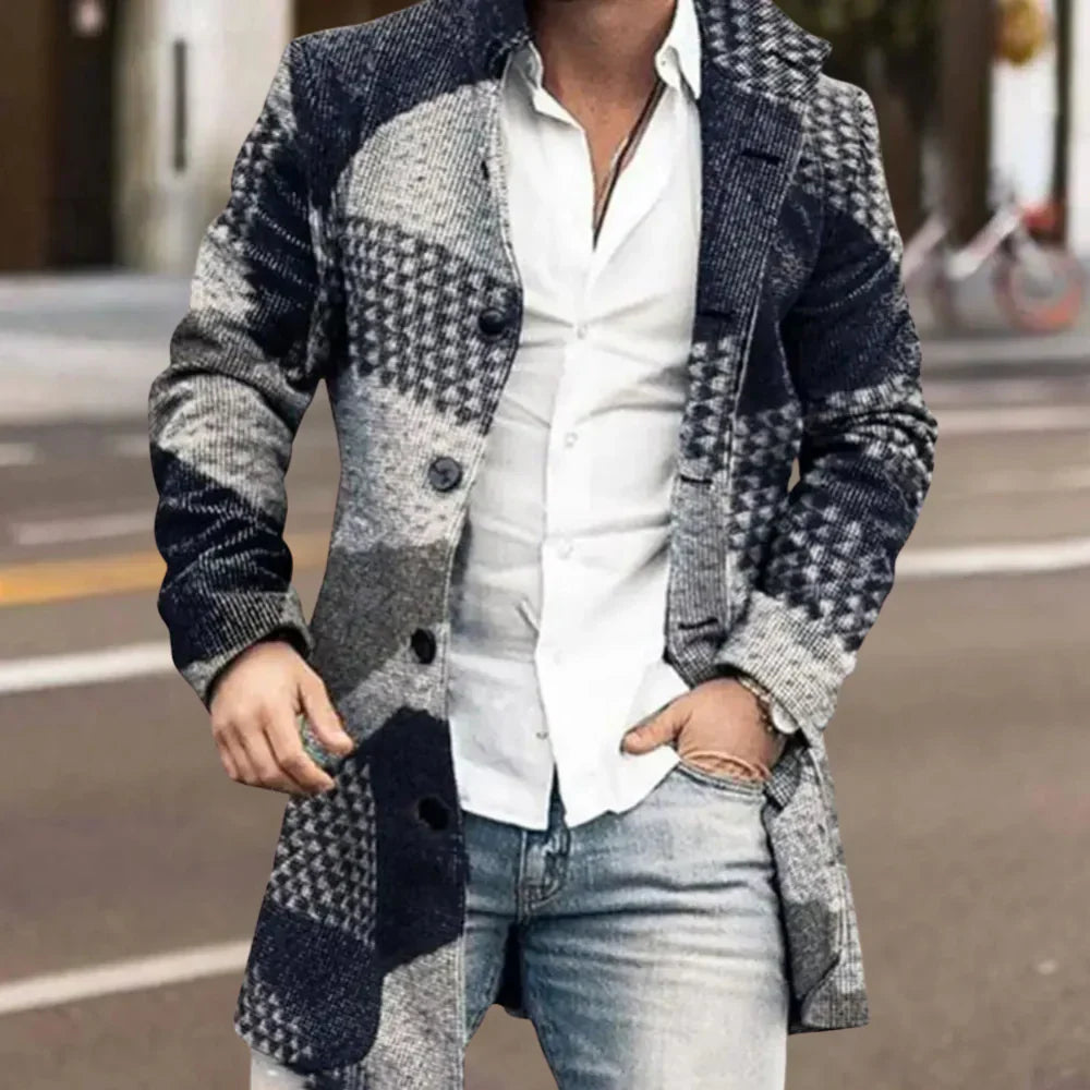 Stylischer Herren Wintermantel